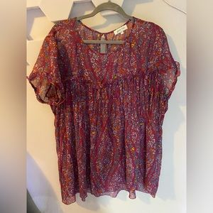 Grace and lace sheer top